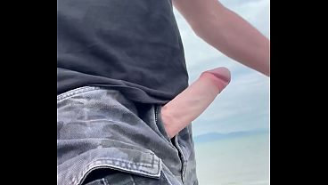 Horny Walk at beach