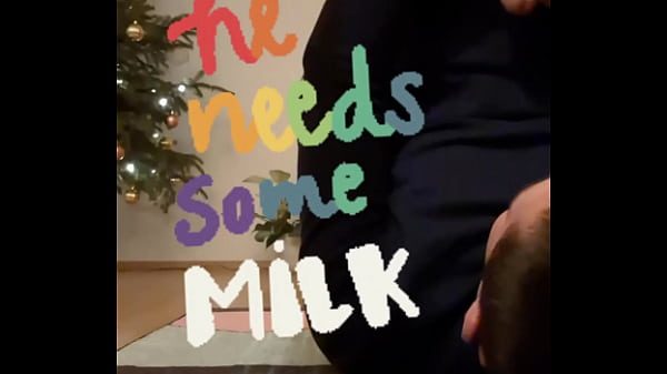 A Sub’s Christmas Ritual: Milk & Obedience