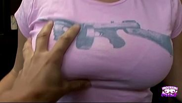 Sonya Sage has those big fucking tits that are fake but Michael Stefano titty fucked