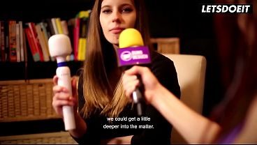 Two Girls Talk Favorite Sex Positions... Then Pull Out the Toys