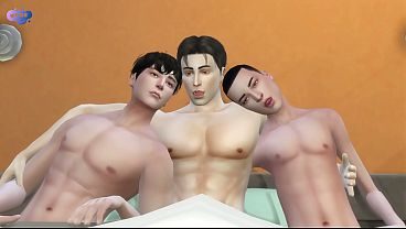 Threesome Teens Guy Porn Animation