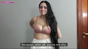 Daring Young Brunette is Willing to Do Anything to Pass
