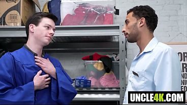Caught Red-Handed, Student Gets His Hole Pounded and His Face Creamed Luca Luv, Texas Twink