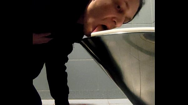Public toilets licking