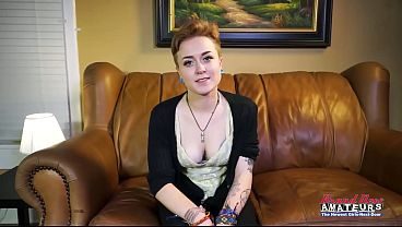 Micah Tiny Tattooed Blonde College Girl Eager Rimjob Deep Tongue Play!