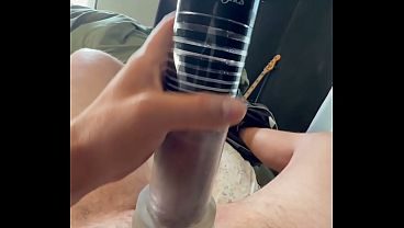 Penis pump adventures! Cum shot ending