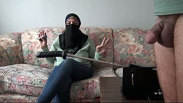 Big Tits Arab Cuckold Wife With A Fucking Machine