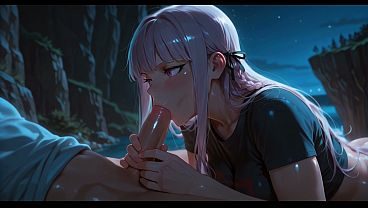 Moonlit Seduction: The Night His Big Cock Became My Starry Sky And Filled My Tight Ass With Cum - [AI]