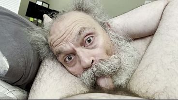 Old Man Big Moustache Cocksucker