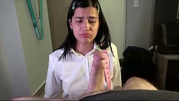 Blow Me! With 18yr old Milly 1st Ever Pov Blow JOB
