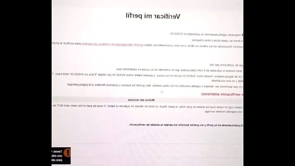 Vídeo de verificación