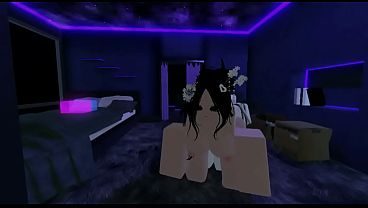 Follando con esta perra de roblox