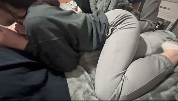 hot blowjob from cute redhead