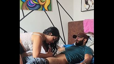 COUSIN OR LOVER? She risked it all for this messy deepthroat and a perfect finish