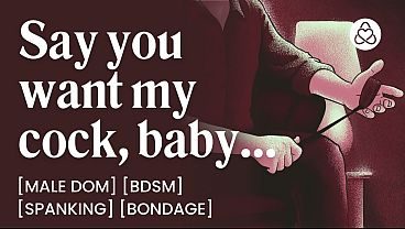 ASMR Male Voice: Dominant Boyfriend Fucks You into Submission for the First Time – Bondage, Spanking & Fingering – Erotic Audio Roleplay for Women