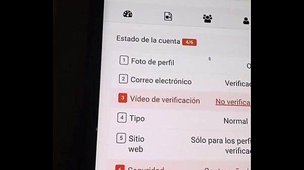 Vídeo de verificación