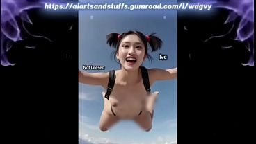 A.i. asian girl have sex on bed