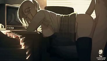 En la oficina animation (Neko NSFW)