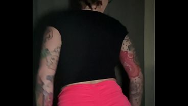 Down on Me Strip tease big tit alt alternative girlfriend