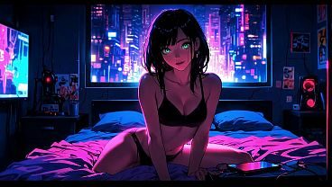 PMV - Neon Cyberpunk Hentai Girl [AI]