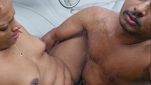 Bathroom Romance Blowjob and Pussy Fuck Nilmini Sheron