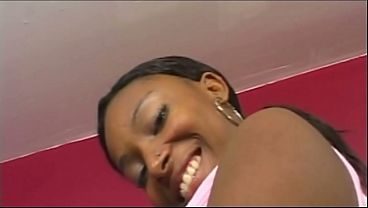 Ebony teen slut newbie gets fucked on video for the first time