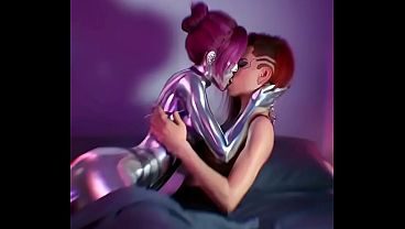 Cyberpunk 2077 - city of lesbian dreams (part 3 ) [ AI generated ]