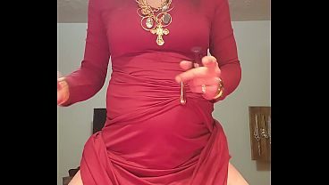 Busty Sissy Cumming