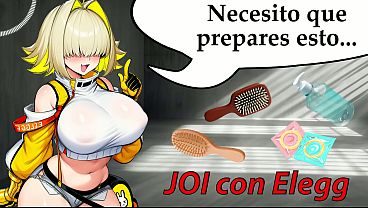JOI en español. Elegg de NIKKE te masturba con sus... ¿cepillos?