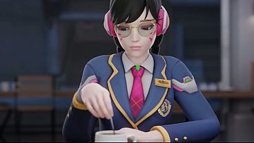OverSluts - Dva and Widowmaker HMV - Overwatch Hentai Compilation