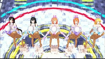 MMD - Orgía: Yui Yuihama x Yukino Yukinoshita x Iroha Isshiki x Shizuka Hiratsuka x Mother Yuihama - Not Shy Sex Dance
