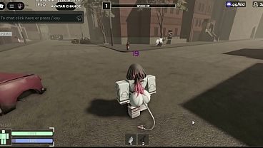 Jugando roblox Condo Jane Doe termina siendo follada