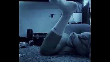 College Guy Tyler Raymond Humping in His Roommate's Underwear and Socks | SpicyTyTy