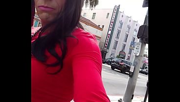 sissy faggot goes to hollywood