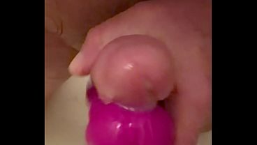 Solo Frottage Fantasy - Two Cum Covered Cocks