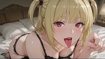 Misa Amane Hentai Cosplay. Lazy Wife Misa Amane Serves Herself for Dinner (AI)