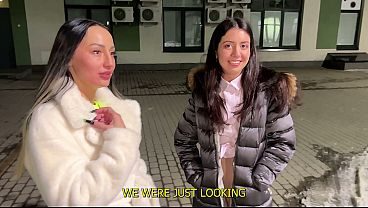 Street Pickup: Double Blowjobe Turns to Hotel Room Foursome - Katty West