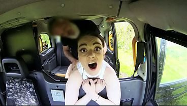 Revenge Fuck: Petite Spinner Takes a Ride on Old Cab Driver's Cock