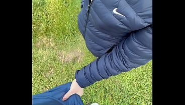 The neighbor wanted to go see a famous place and I took advantage of this opportunity to fuck her in public and cum in her pussy.