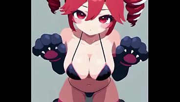Kasane teto Bouncing Tits