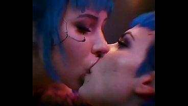 Cyberpunk 2077 - city of lesbian dreams (part 4 ) [ AI generated ]
