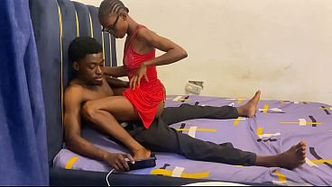 Came to see my roommate but fucked me instead with his black cock