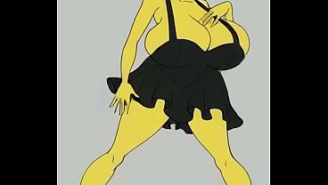 Lisa Simpson vestido negro