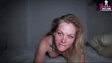 She goes wild on her first date when he sticks his dick inside her and fucks her tight pussy