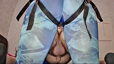 Wife preparing his ass for a real cock and he will never fuck a pussy again