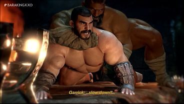 Big Giant fucks a male in a cave