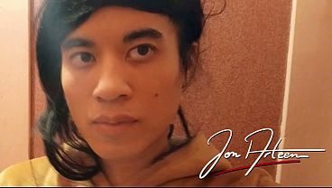 Jon Arteen pees in the toilet thinking of you (cute twink gay porn for pee fetishists)