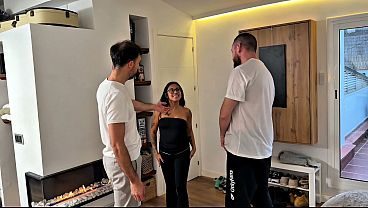 Latina Gets Anal from Two Huge Cocks in Her First Porn Casting - Jingle Ventura