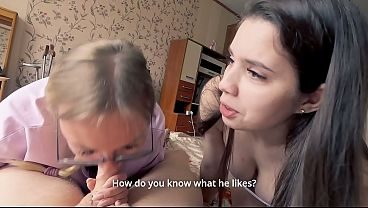 "You're Doing It Wrong" - Stepmom Teaches StepSis and StepBro How To Fuck