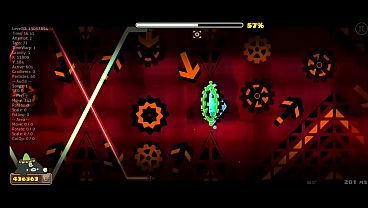 Dia 1 jogando geometry dash até o edurado mandioccudo comentar